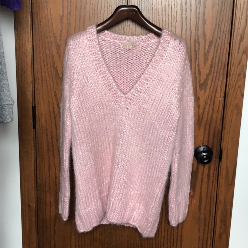 Michael Kors Collection Mohair Sweater in Oleander